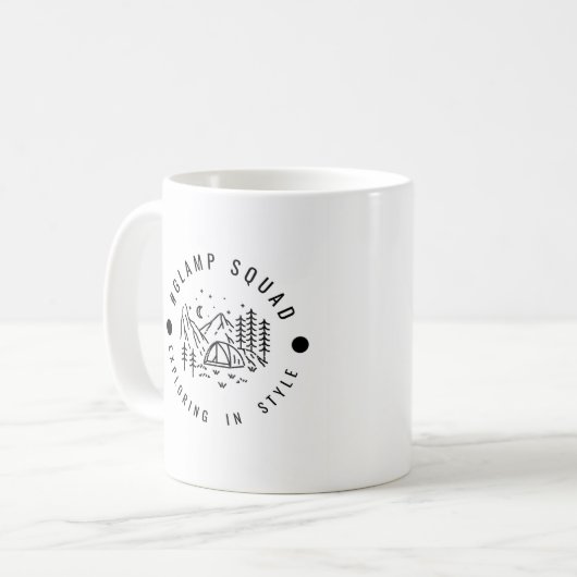 Glamp Squad Aventures café Mug (Devant gauche)