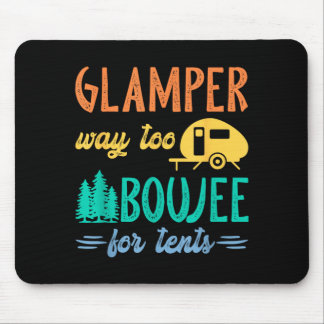 Glamper te chic voor tenten _ Kamperen _ Muismat
