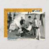 Glamping...? Briefkaart (Voorkant / Achterkant)