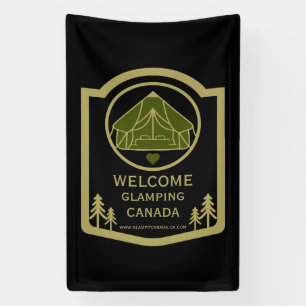 Glamping Canada Zakelijk Spandoek
