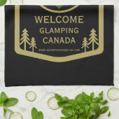 Glamping Canada Zakelijk Theedoek (Gevouwen)