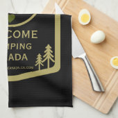 Glamping Canada Zakelijk Theedoek (Quarter Fold)