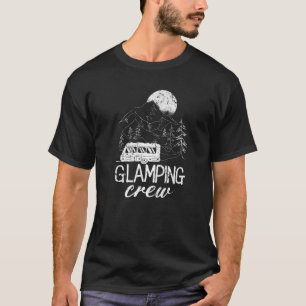 Glamping Crew Luxury Camping Trip Matching Family T-shirt