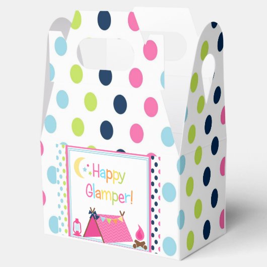 Glamping gunstbox bedankdoosjes (Geopend)