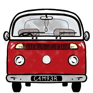 Glamping Klassieke Retro Campervan fandom VDub Sherpa Deken