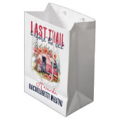 Glamping Laatste Tocht Vrijgezellenfeest Weekend Medium Cadeauzakje (Voorkant Gekanteld)