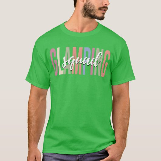 Glamping Lovers Glampingeam Camping family T-shirt (Voorkant)