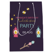 Glamping Party aangepaste gastserver Medium Cadeauzakje (Voorkant)