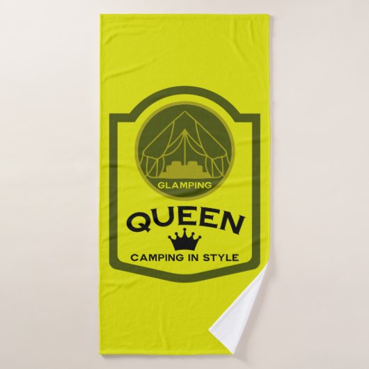 Glamping Queen Camping En Style (Serviette de bain)