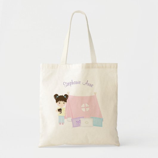 Glamping Slapepover Party Tote Bag (Voorkant)