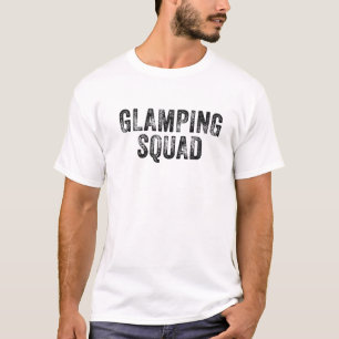 Glamping Squad Funny Matching Family Camping Trip T-shirt