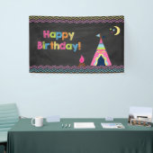 Glamping Verjaardag Vinyl Banner (Beurs)