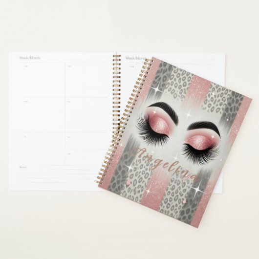 Glamroze glitterwimpers planner (Display)