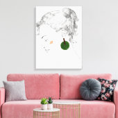 Glance Sketch Canvas Afdruk (Insitu (Woonkamer))