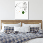 Glance Sketch Canvas Afdruk (Insitu (Slaapkamer))