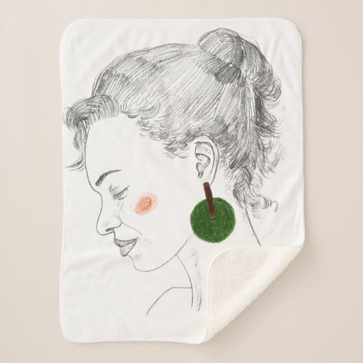 Glance Sketch Sherpa Deken (Voorkant)