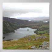 Glanmore Lake uit Healy Pass Ireland. Poster (Voorkant)