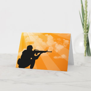 Glans neer op Militair Kaart