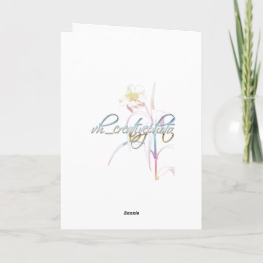 Glans op u feestdagen kaart (Achterkant)