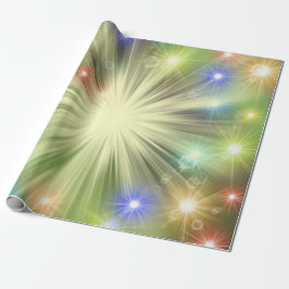 glans, ster, glans, gloed, glitter, licht, effect cadeaupapier
