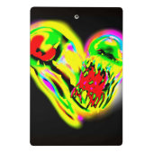 Glansvis Geel Mini Klembord (Achterkant)