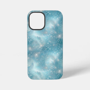 Glanzend Blauw Glitterend Ontwerp iPhone 12 Mini Hoesje