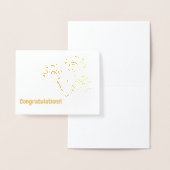 Glanzend boeketje folie kaarten (Display)