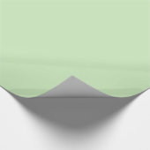 Glanzend Bord Tea Green Wrapping Papier (Hoek)