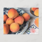 Glanzend Briefkaart: Perziken en Antiek China Briefkaart (Voorkant)