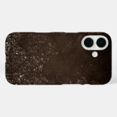 glanzend brons | Rich Brown Glam Damask Case-Mate iPhone Case (Achterkant (horizontaal))