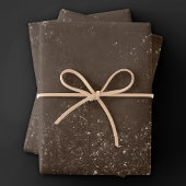 glanzend brons | Rich Brown Glam Damask Inpakpapier Vel