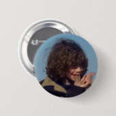 glanzend de knoop ronde button 5,7 cm (Voorkant /achterkant)