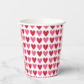 Glanzend design-papier papieren bekers (Achterkant)