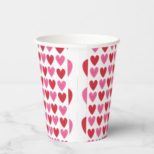Glanzend design-papier papieren bekers (Rechts)