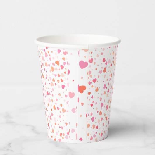 Glanzend en prachtig design-papier papieren bekers (Rechts)