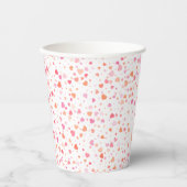 Glanzend en prachtig design-papier papieren bekers (Voorkant)