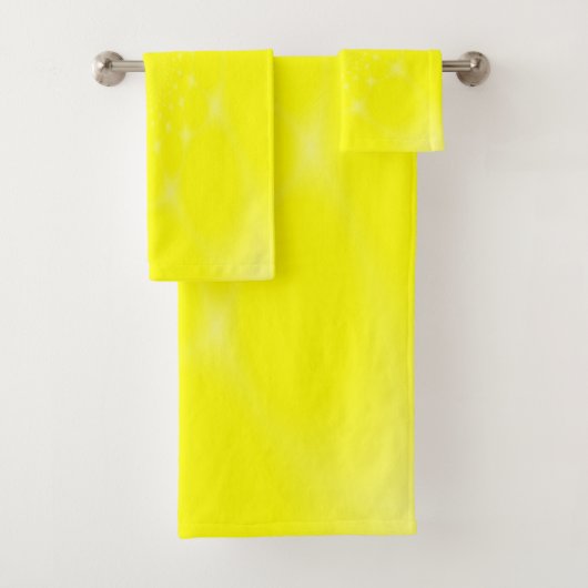 Glanzend Geel Bad Handdoek (Insitu)