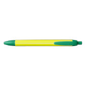 Glanzend Geel Zwarte Inkt Pen (Achterkant)