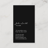 Glanzend glitter Visitekaartje van goudglas (Achterkant)