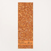 Glanzend glitter yogamat (Voorkant)