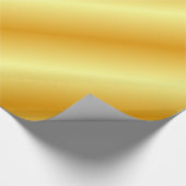 Glanzend Gold Kijk uit Elegant Moderne Sjabloon Go Cadeaupapier (Hoek)