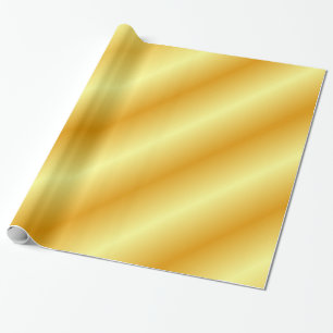 Glanzend Gold Kijk uit Elegant Moderne Sjabloon Go Cadeaupapier