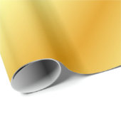 Glanzend Gold Kijk uit Elegant Moderne Sjabloon Go Cadeaupapier (Rol Hoek)