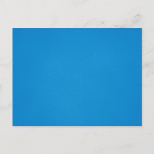 Glanzend heldere blauwe achtergrond briefkaart (Voorkant)