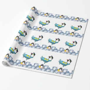 Glanzend Inpakpapier, Badende Gele Eenden van Peng Cadeaupapier