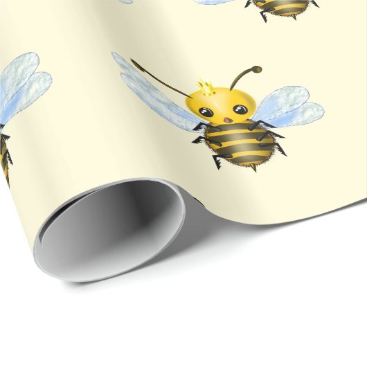 Glanzend inpakpapier - Bebe 3 (Rol Hoek)