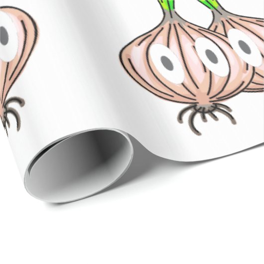 Glanzend inpakpapier uien knoflook soep chef (Rol Hoek)