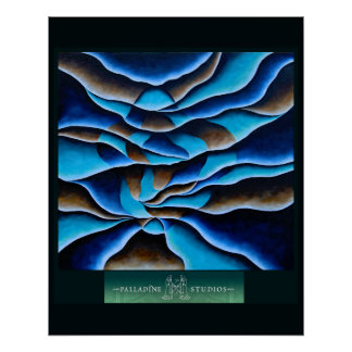 Glanzend 'Island Vibes'-Poster Perfect Poster