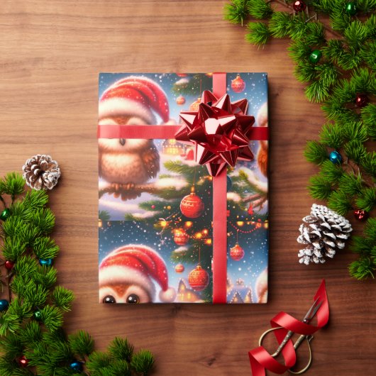Glanzend kerstcadeaupapier cadeaupapier (Feestdagen Geschenken)