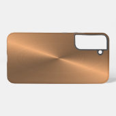 Glanzend metaal samsung galaxy hoesje (Achterkant horizontaal)